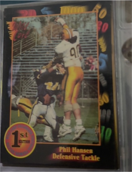 1991 Wild Card Draft #41 Phil Hansen — front