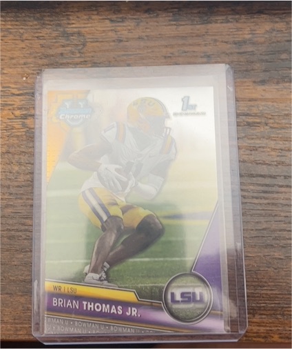 2023 Bowman Chrome University #8 Brian Thomas Jr. — front