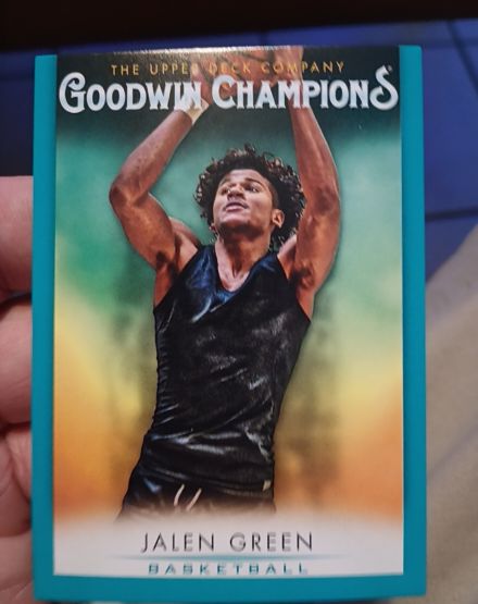 2021 Upper Deck Goodwin Champions #60 Jalen Green — front