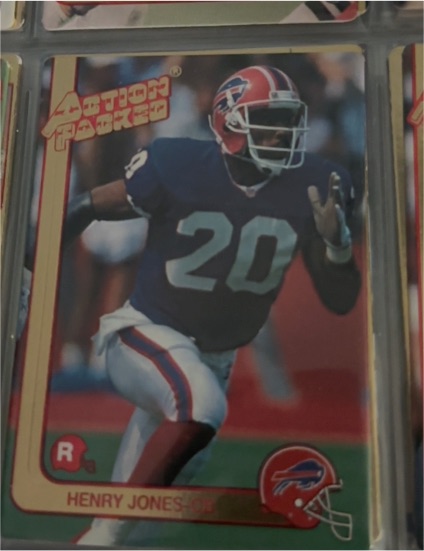 1991 Action Packed Rookie/Update #38 Henry Jones — front