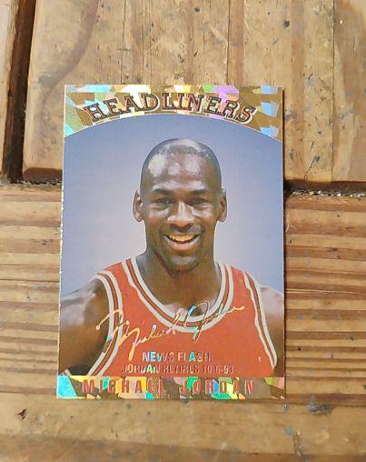 1993 SkyBox Headliners #HL1 Michael Jordan — front