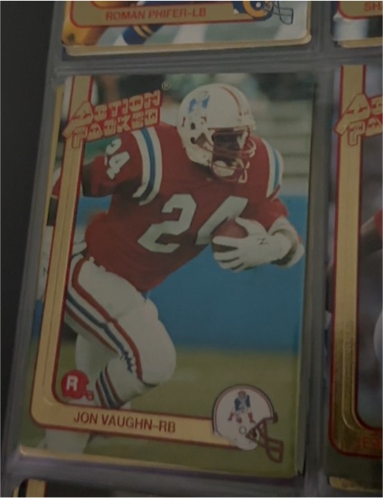 1991 Action Packed Rookie/Update #53 Jon Vaughn — front