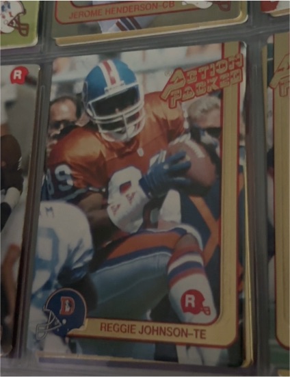 1991 Action Packed Rookie/Update #68 Reggie Johnson — front