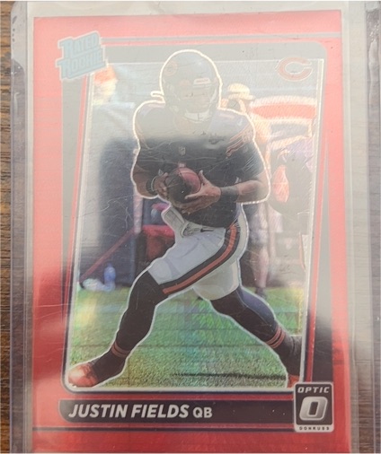 2021 Donruss Optic #204 Justin Fields — front