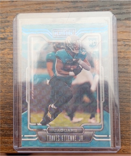 2021 Panini Playbook #112 Travis Etienne Jr. — front
