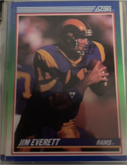 1990 Score #4 Jim Everett — front