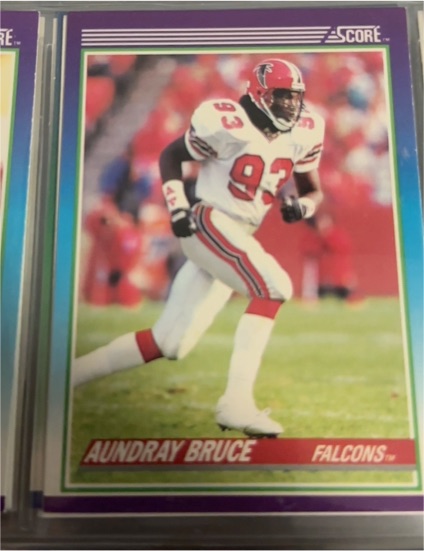 1990 Score #167 Aundray Bruce — front
