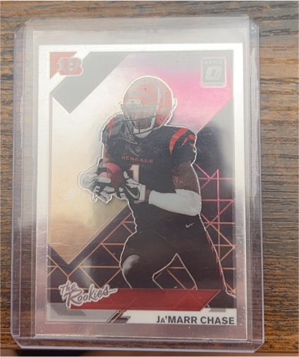 2021 Panini Donruss Optic The Rookies #TR-7 Ja'Marr Chase — front