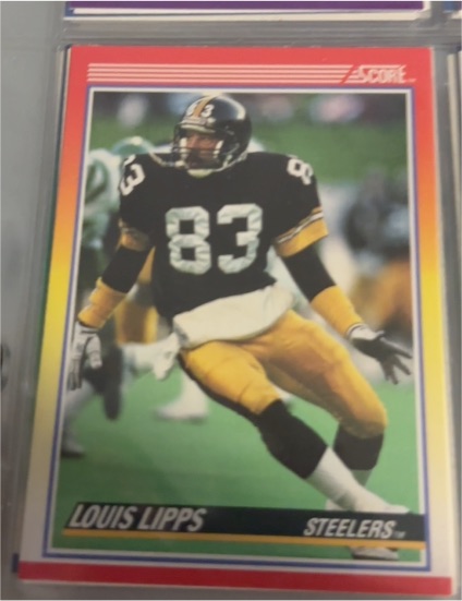 1990 Score #249 Louis Lipps — front