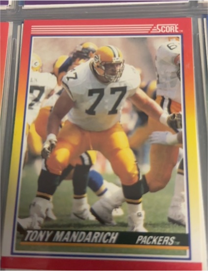 1990 Score #289 Tony Mandarich — front