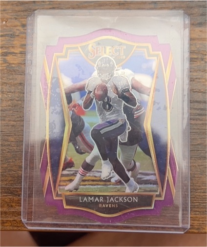 2020 Panini Select #102 Lamar Jackson — front