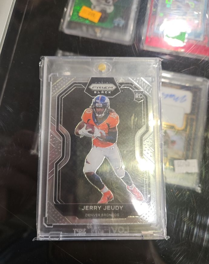 2020 Panini Chronicles Prizm Black #PB-12 Jerry Jeudy — front