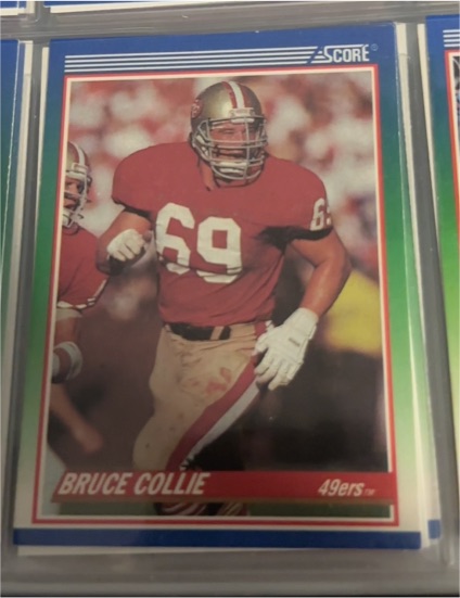 1990 Score #69 Bruce Collie — front