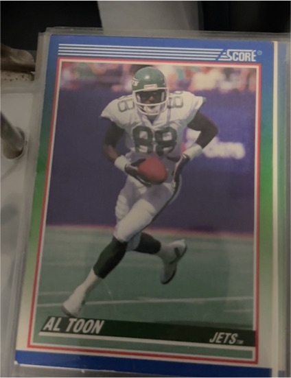 1990 Score #346 Al Toon — front
