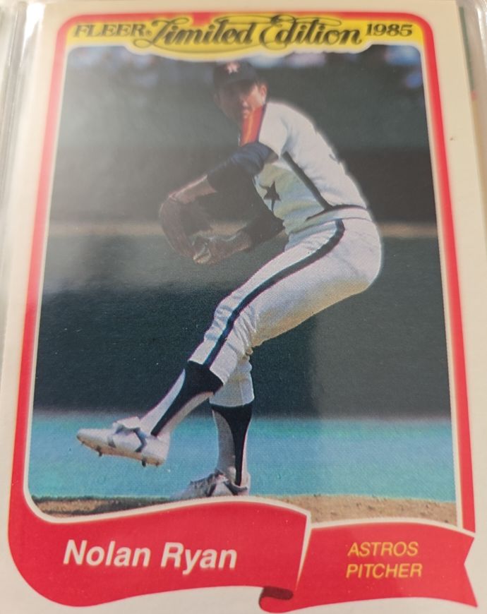 1985 Fleer Limited Edition #30 Nolan Ryan — front