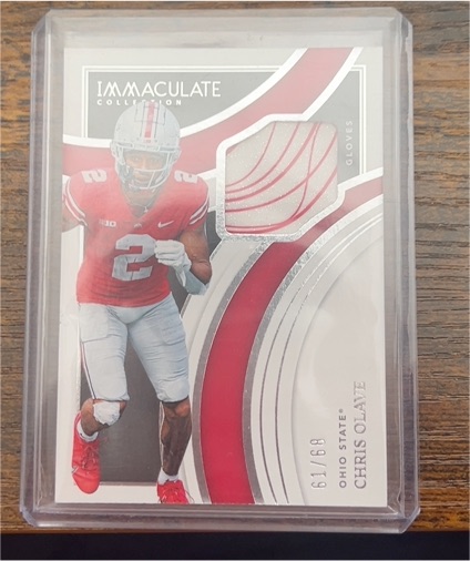 2022 Panini Immaculate Collection #69 Chris Olave — front