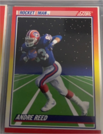 1990 Score #559 Andre Reed — front