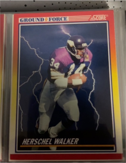 1990 Score #561 Herschel Walker Minnesota Vikings Ground Force — front
