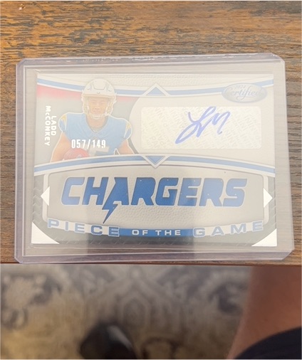 2024 Panini Certified Piece of the Game Signatures #POTGS-LM Ladd McConkey — front