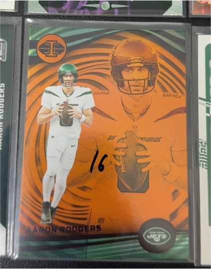 2023 Panini Illusions Orange #99 Aaron Rodgers — front