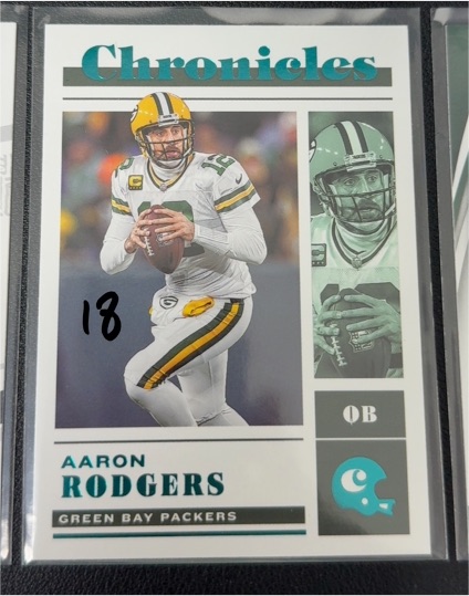 2022 Panini Chronicles #23 Aaron Rodgers — front