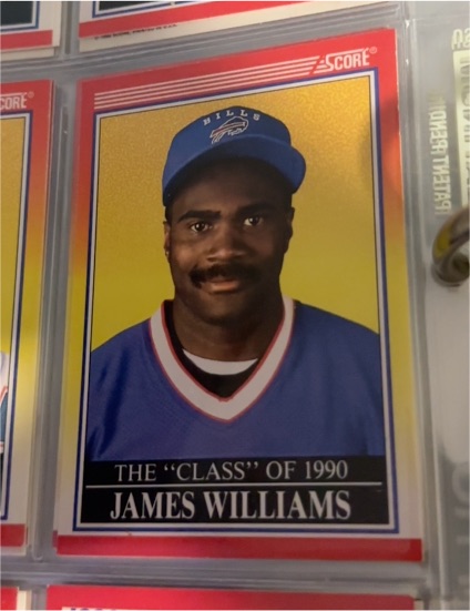 1990 Score #613 James Williams — front