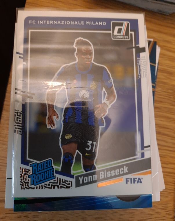 2023-24 Donruss FIFA Soccer #185 Yann Bisseck Rated Rookie — front