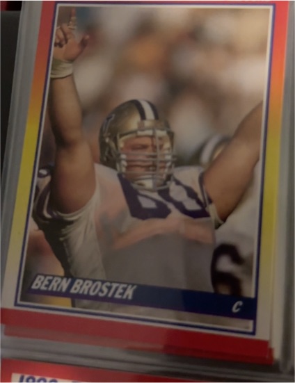 1990 Score #642 Bern Brostek — front