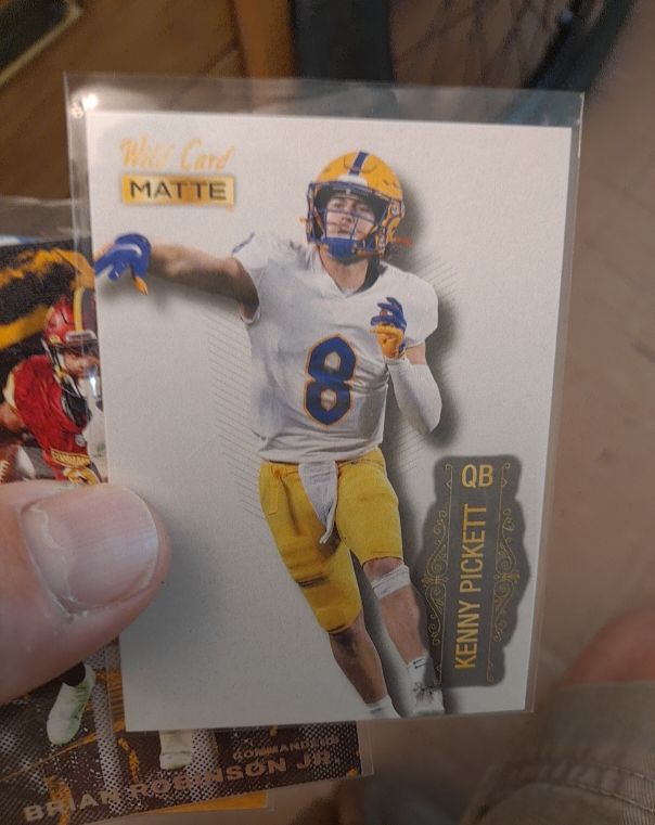 2022 Wild Card Matte #MB-76 Kenny Pickett — front