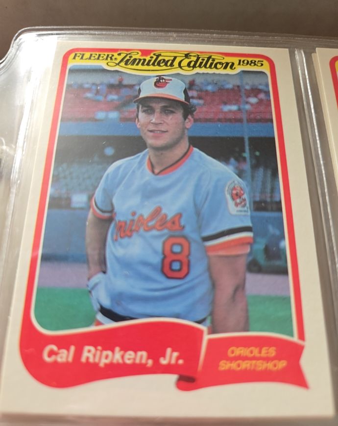 1985 Fleer Limited Edition #28 Cal Ripken Jr. — front