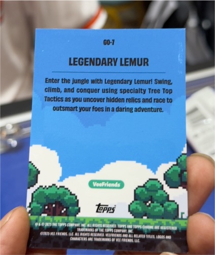 2023 Topps VeeFriends GO-7 Legendary Lemur — front