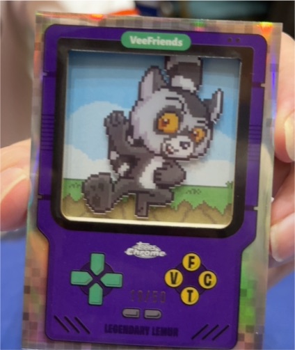 2025 Topps Chrome VeeFriends Legendary Lemur Game On GO-6 — front
