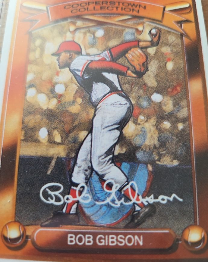 1989 Kahn's Cooperstown Collection #5 Bob Gibson — front
