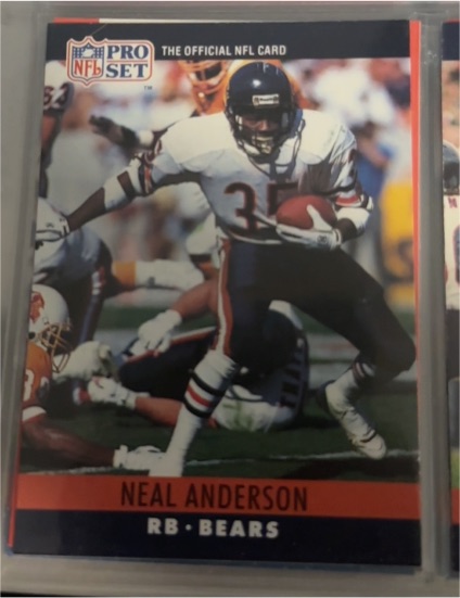 1990 Pro Set #49 Neal Anderson — front
