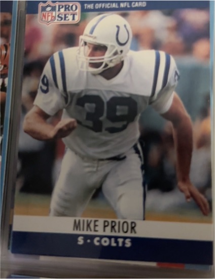 1990 Pro Set #133 Mike Prior — front