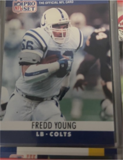 1990 Pro Set #138 Fredd Young — front