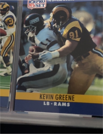 1990 Pro Set #91 Kevin Greene — front