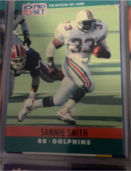 1990 Pro Set #183 Sammie Smith — front