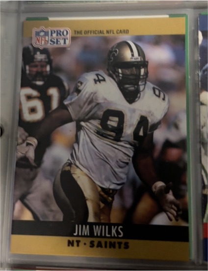 1990 Pro Set #220 Jim Wilks — front