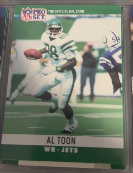 1990 Pro Set #240 Al Toon — front
