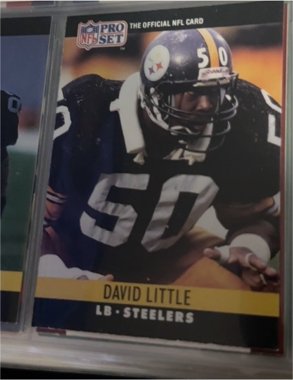 1990 Pro Set #271 David Little — front