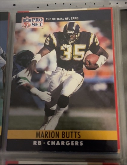 1990 Pro Set #276 Marion Butts — front