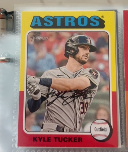 2024 Topps Heritage #304 Kyle Tucker — front