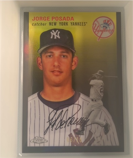 2023 Topps Chrome Platinum Anniversary #373 Jorge Posada — front