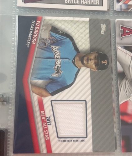 2020 Topps Update All Star Stitches #ASSC-YD Yu Darvish — front