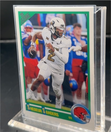 2025 Panini Score #2 Shedeur Sanders Anniversary Rookie — front