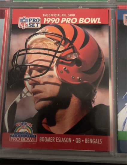 1990 Pro Set #341 Boomer Esiason — front