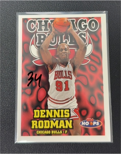 1997-98 NBA Hoops #30 Dennis Rodman — front