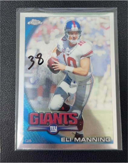 2010 Topps Chrome #C43 Eli Manning — front