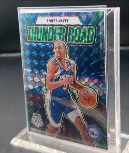 2024-25 Panini Mosaic Thunder Road Tyrese Maxey — front